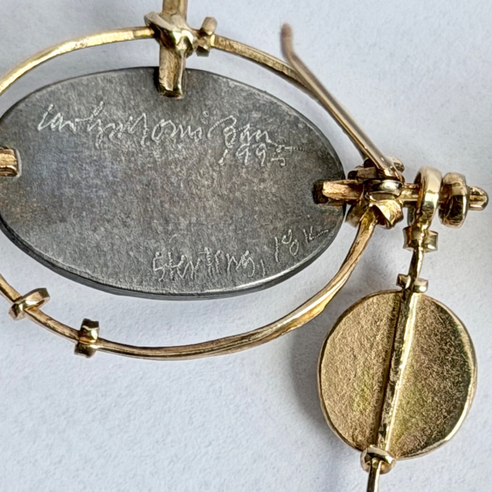 Carolyn Morris Bach Brooch and Earrings Set - Picture 12 of 15